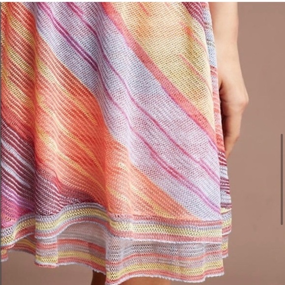 Anthropologie Cecilia Prado Reverie Stripe Sweater Mini Dress - Picture 3 of 14